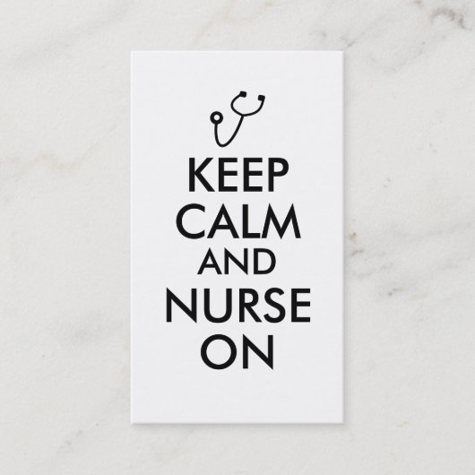De visitekaartjes houden Kalm en Verpleegster op (Voorkant)