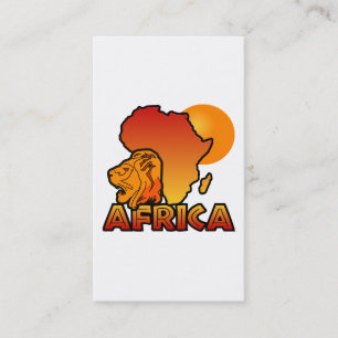 De visitekaartjes van Afrika - pas aan