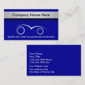 De Visitekaartjes van Automotivbe (Voorkant / Achterkant)