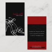 De Visitekaartjes van de Adviseur van de mode (Voorkant / Achterkant)