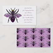 De Visitekaartjes van de Bijenkoningin van (Voorkant / Achterkant)