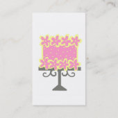 De visitekaartjes van de cake (Achterkant)