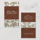 De Visitekaartjes van de chocolade (Voorkant / Achterkant)