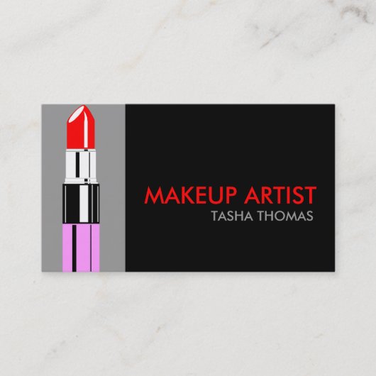 De Visitekaartjes van de Kunstenaar van de make-up (Voorkant)