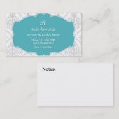 De Visitekaartjes van de mama Contactkaartje (Voorkant / Achterkant)