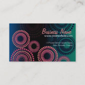 De Visitekaartjes van de Mode van het Vuurwerk van (Achterkant)