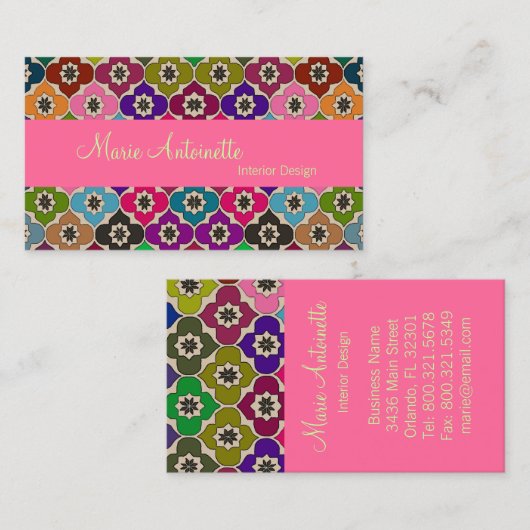 De Visitekaartjes van de Ontwerper ~ (Voorkant / Achterkant)