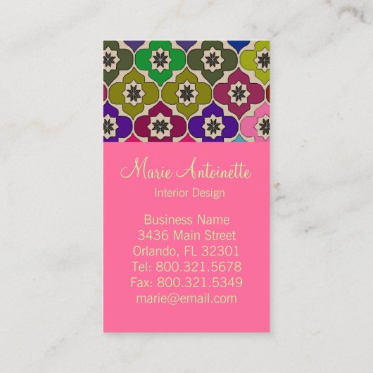 De Visitekaartjes van de Ontwerper ~ (Achterkant)