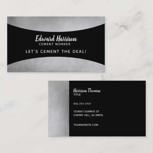 De Visitekaartjes van de Overeenkomst schikken (Voorkant / Achterkant)