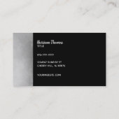 De Visitekaartjes van de Overeenkomst schikken (Achterkant)