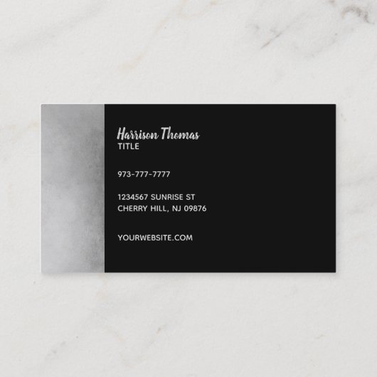 De Visitekaartjes van de Overeenkomst schikken (Achterkant)