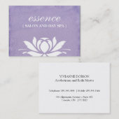 De Visitekaartjes van de salon en Day Spa (Voorkant / Achterkant)