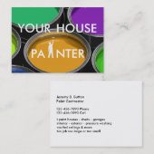 De Visitekaartjes van de schilder (Voorkant / Achterkant)