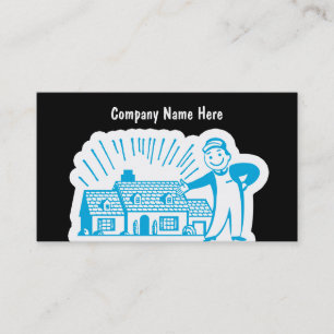 De Visitekaartjes van de Schilder van de retro