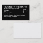 De Visitekaartjes van de Technologie van het huis (Voorkant / Achterkant)