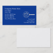 De Visitekaartjes van onroerende goederen (Voorkant / Achterkant)