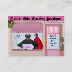 De visitekaartjes VORMEN Elegante Boutique