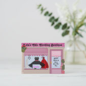 De visitekaartjes VORMEN Elegante Boutique (Staand voorkant)