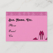 De visitekaartjes VORMEN Elegante Boutique (Achterkant)