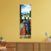 De Visitentie Canvas Afdruk (Insitu (Woonkamer))
