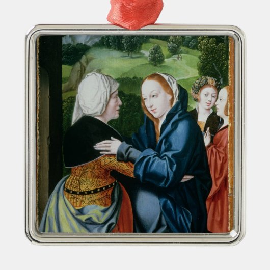 De Visitentie Metalen Ornament (Voorkant)