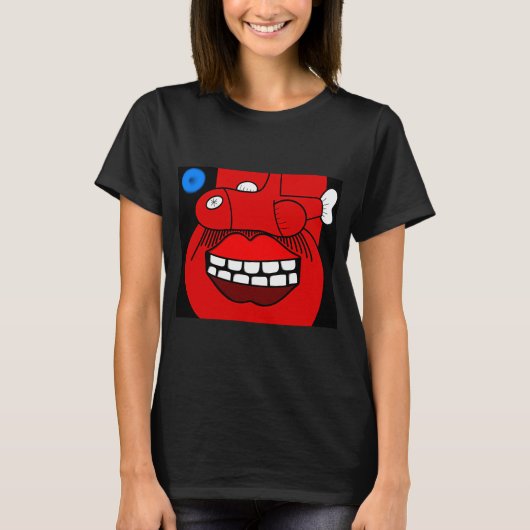 De visman met een snor 1 t-shirt (Voorkant)