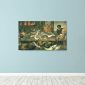 De vismarkt, 1618-21 canvas afdruk (Insitu (Houten vloer))