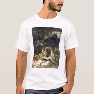 De vismarkt in de ochtend, 1880 t-shirt