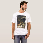 De vismarkt in de ochtend, 1880 t-shirt (Voorkant volledig)