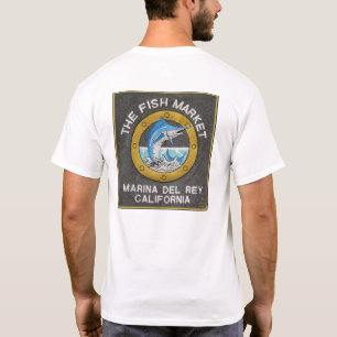 De vismarkt - Marina del Rey CA T-shirt