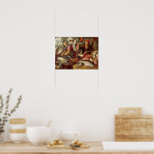 De vismarkt poster (Keuken)