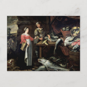 De vismonger briefkaart