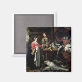 De vismonger magneet (Voorkant / Achterkant)