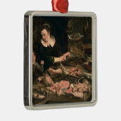 De vismonger metalen ornament (Rechts)