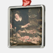 De vismonger metalen ornament (Links)