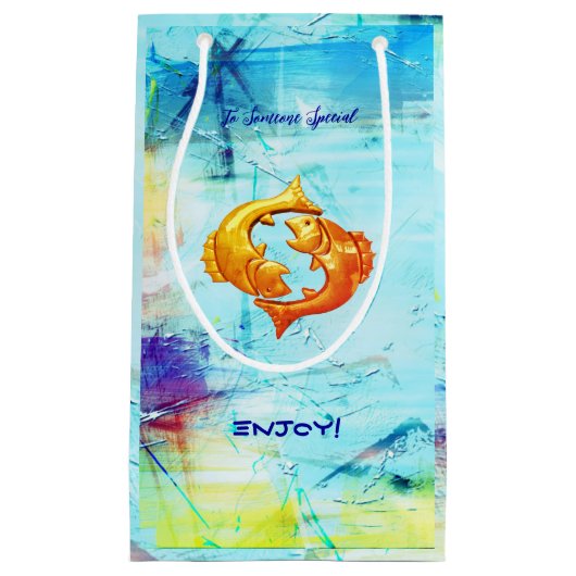 De vispisces klein cadeauzakje (Voorkant)