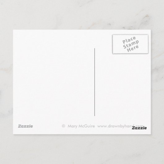 De Vissen van de visser Briefkaart (Achterkant)