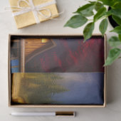 De Vissende Cabin in de Cove onder de maan Tissuepapier (Geschenk)