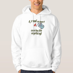 De vissende Deskundige van de Spoel Hoodie
