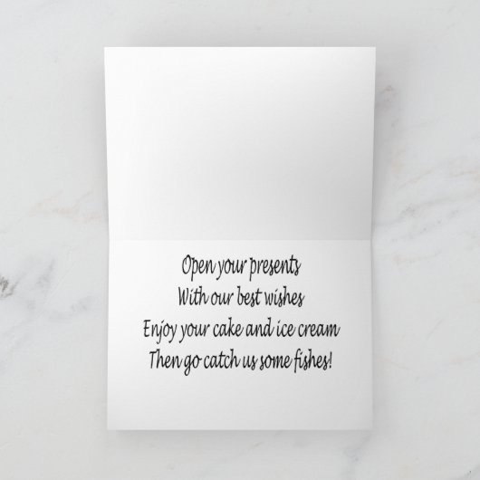 De vissende Kaart van de Verjaardag van de Zaal (Binnen)