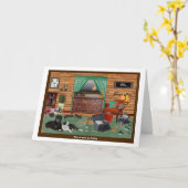 De vissende Kaart van de Verjaardag van de Zaal (Gele Bloem)