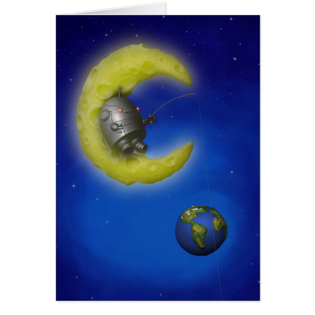 De Vissende maan Kaart (Voorkant)