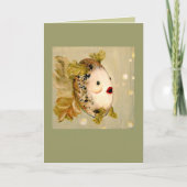 De vissenkaart van de lippenstift kaart (Voorkant)