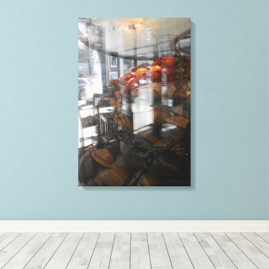 De visser canvas afdruk (Insitu (Houten vloer))