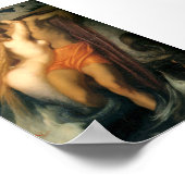 De Visser en de Zeemeermin | Frederic Leighton Poster (Hoek)
