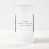 De visser...Frosted Glass Mok... Matglas Bierpul (Center)