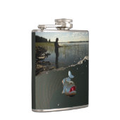 De visser ​ ​ ​ ​ ​. Gelukkig vissen Heupfles (Rechts)