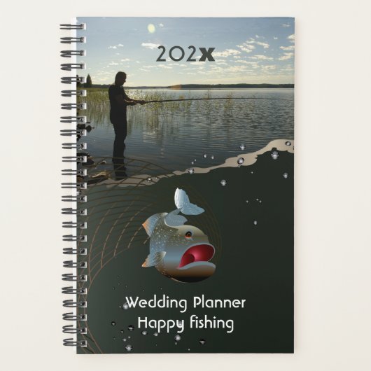 De visser ​ ​ ​ ​ ​. Gelukkig vissen Planner (Voorkant)