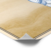 De visser Kalighat-kunst uit Bengalen Poster (Hoek)