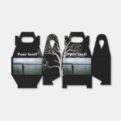 De visser 's avonds bedankdoosjes (Uitgevouwen)